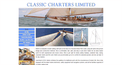 Desktop Screenshot of classic-charters.co.uk